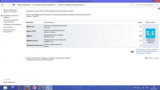Оценки в Windows 8 сразу после покупки